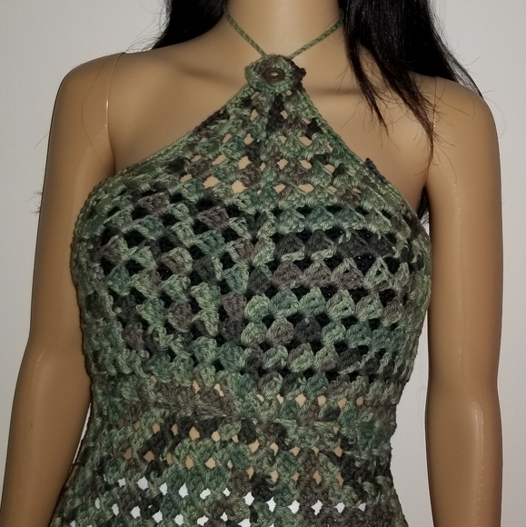Crochet halter top - Picture 4 of 6
